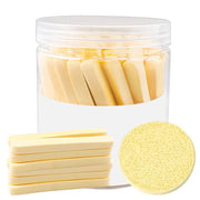 12 PCS Compressed Facial Sponge, Face Cleansing Sponges with Storage Container