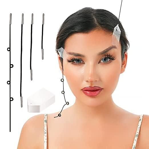 Face Lifting Wrinkles Tape 40PCS,Instant Face Neck and Eye Lifting sticker With Lifting Ropes Elastic Waterproof,V-line Makeup Tool to Hide Facial...