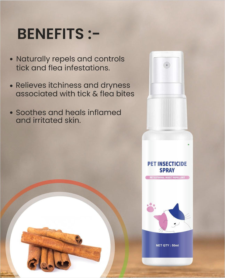 Pet Insecticide Deodorant Spray (Pack of 1)