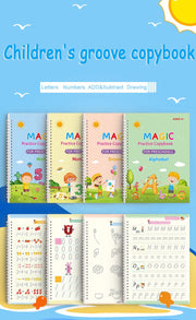 Book - Magic Practice Copybook For Kids (4 BOOKS+10 REFILL)