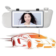 Car Vanity Mirror, Makeup Mirror with 3 Light Modes and 60 LEDs, Rechargeable LED Light