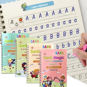 Book - Magic Practice Copybook For Kids (4 BOOKS+10 REFILL)