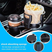 Cup Holder Car Cup Holder Multifunctional 2 in 1 Drinks Holder 360° Rotatable Bottle Holder