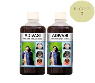 Adivasi Herbal Hair Oil For Faster Hair Growth (Pack of 2 - 100ml)