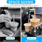 Cup Holder Car Cup Holder Multifunctional 2 in 1 Drinks Holder 360° Rotatable Bottle Holder